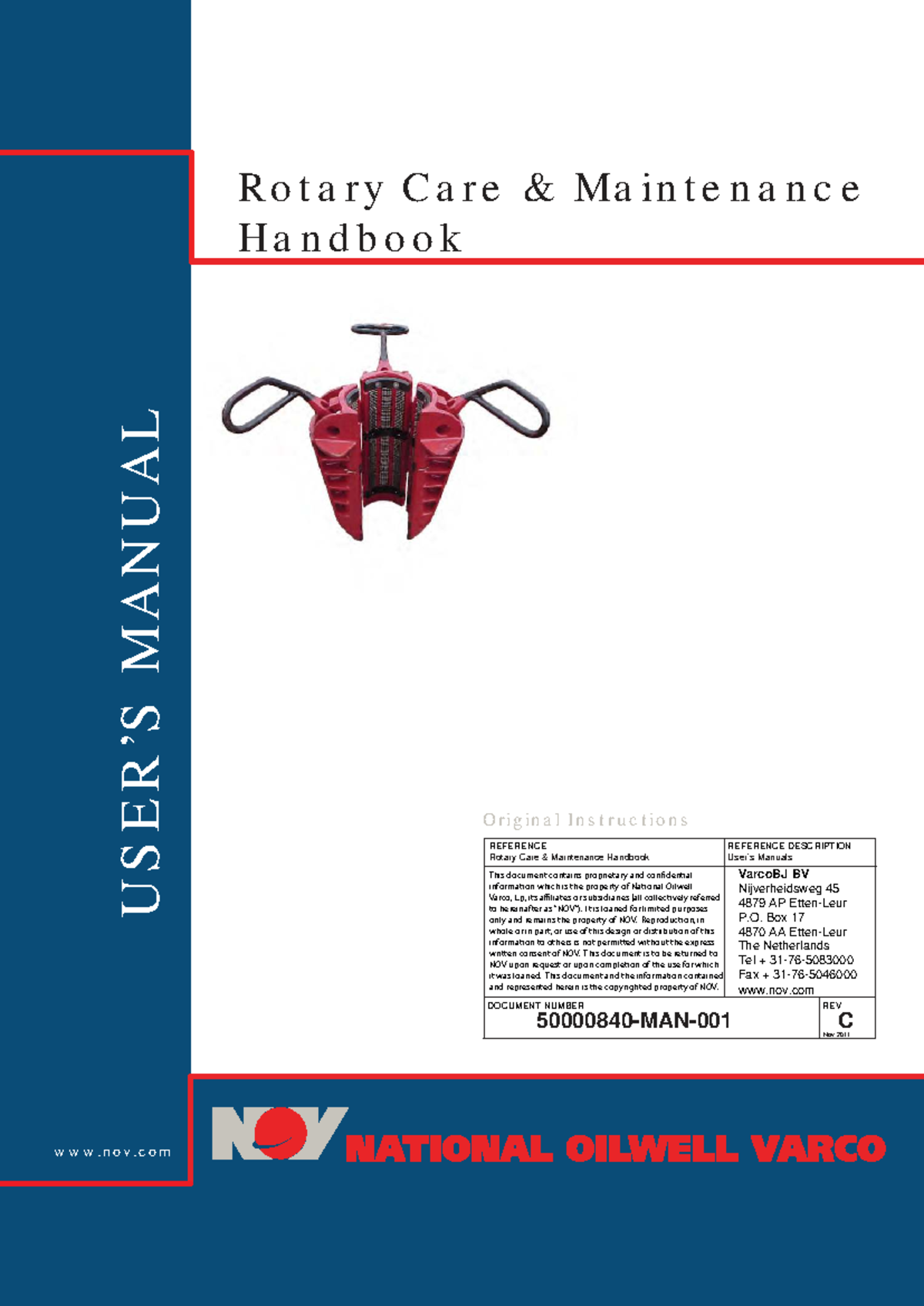 Rotary Care Maintenance Handbook (NOV) - Essential Instructions - Studocu