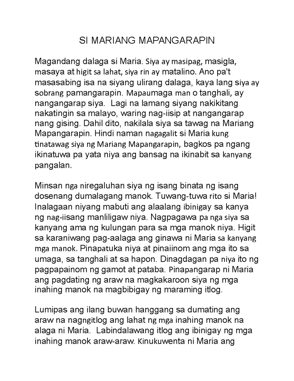 Mariang Mapangarapinnnnnnnnnnnnnnn wow - SI MARIANG MAPANGARAPIN ...