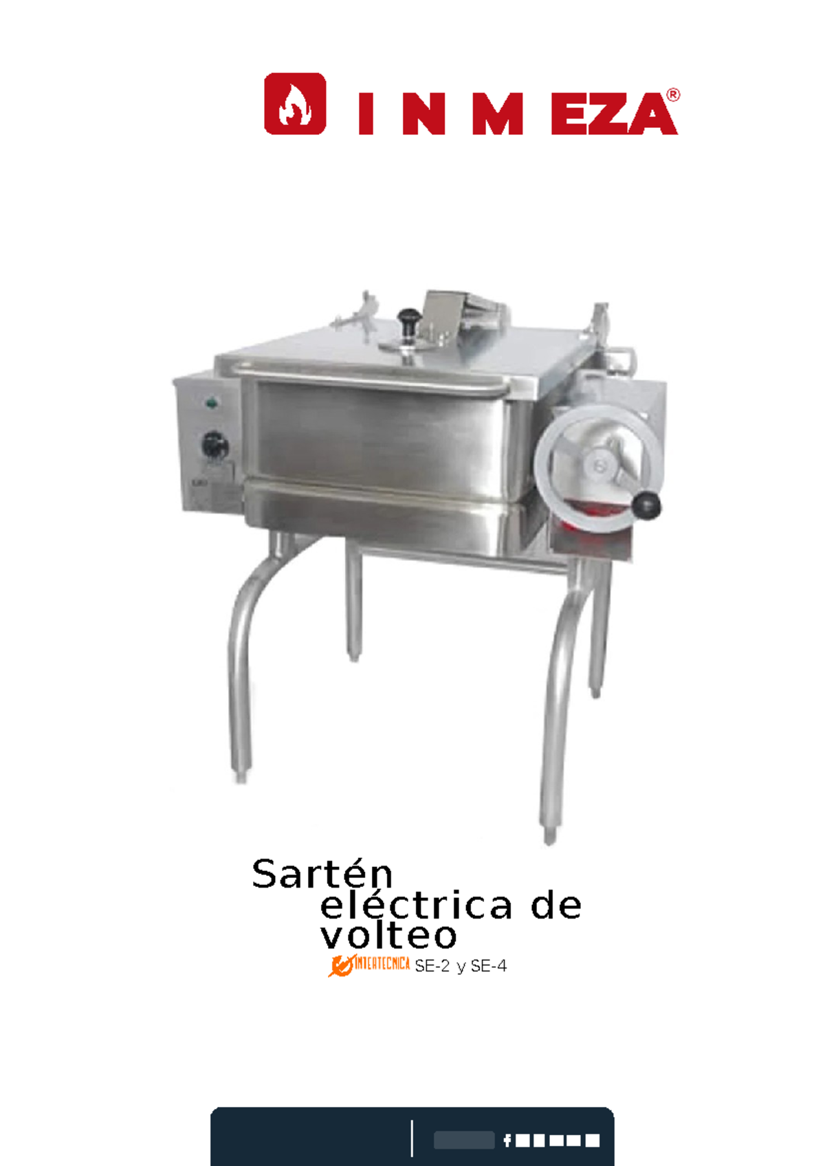 Manual del Sartén Eléctrico de Volteo SE-2 y SE-M - Document Preview