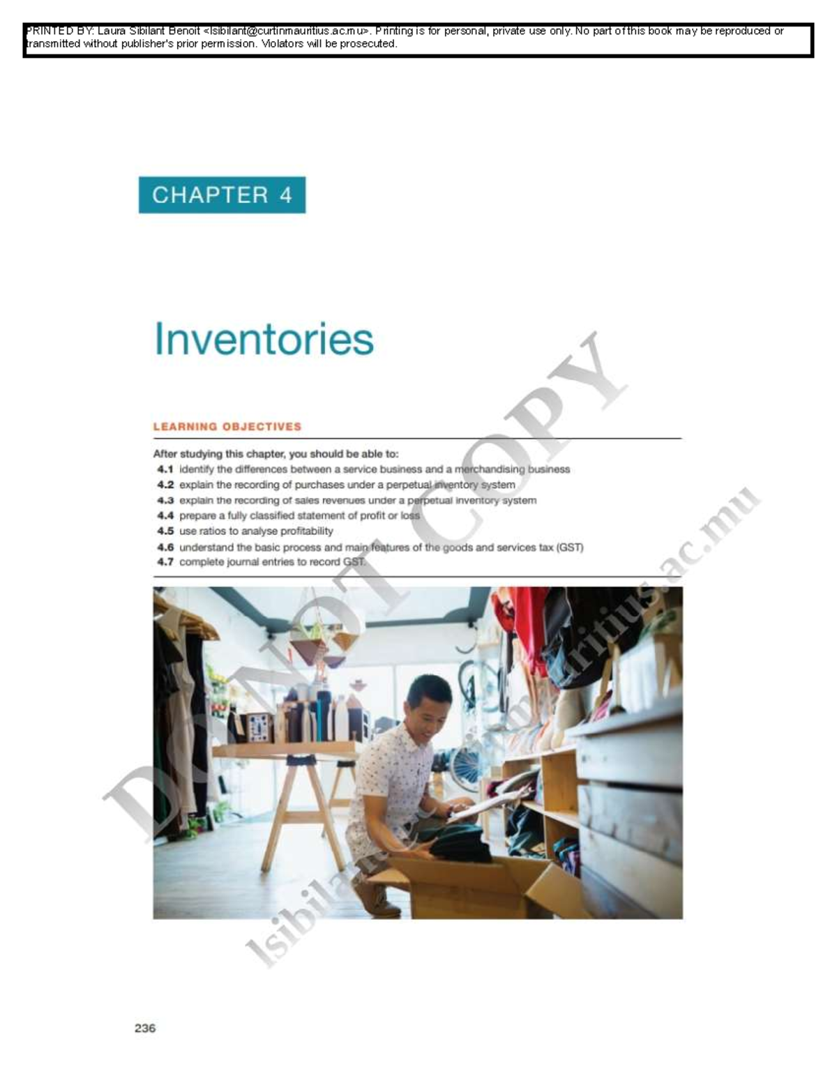 Chp 4 - Inventories: Comprehensive Chapter Notes - Studocu