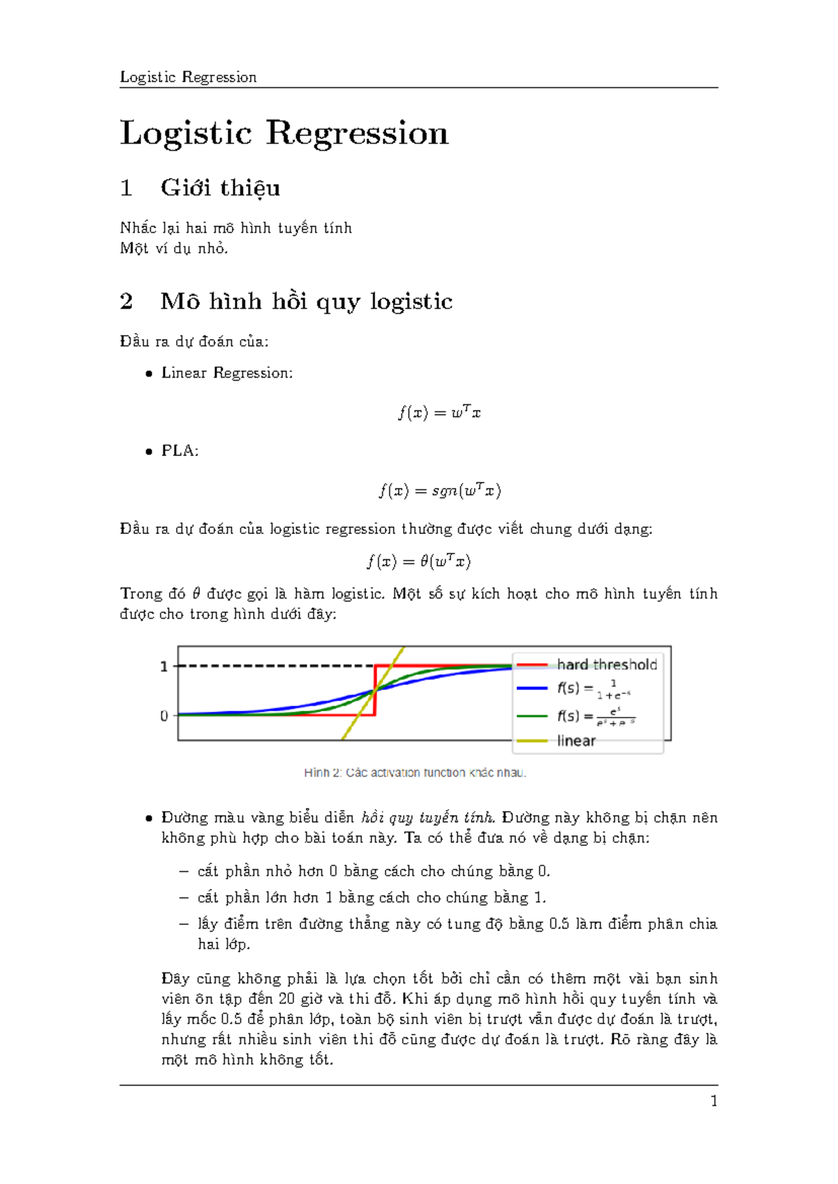 Logistic Regression 1: Overview and Key Concepts Explained - Studocu