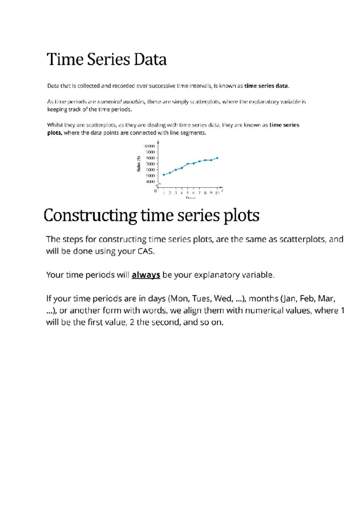 Time Series Data Analysis: Key Concepts and Techniques (Course Code ...
