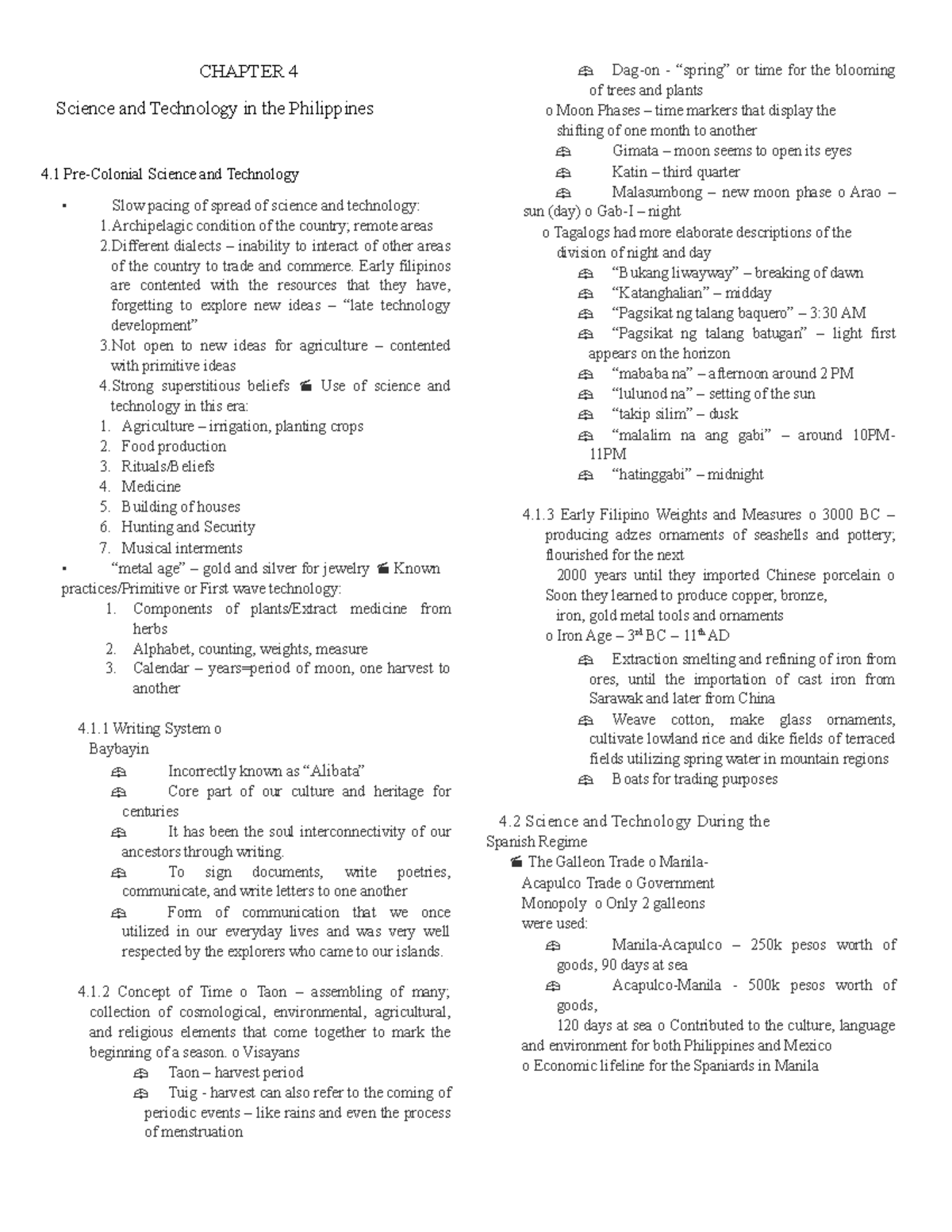 STS CHAP 4 - Science and Technology in the Philippines Lecture Notes ...