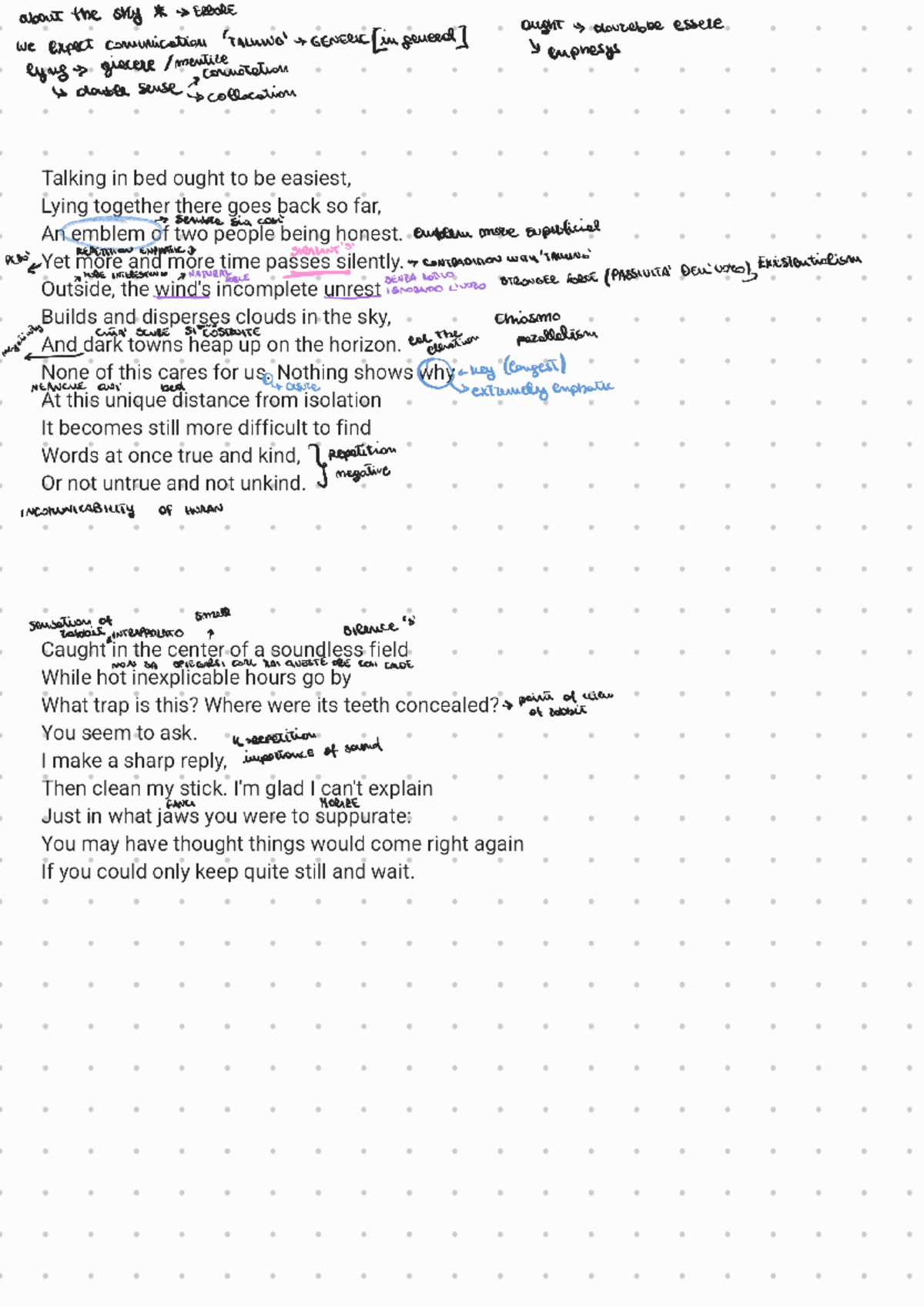 English Literature 2: Analysis of Poetic Themes and Techniques - Studocu