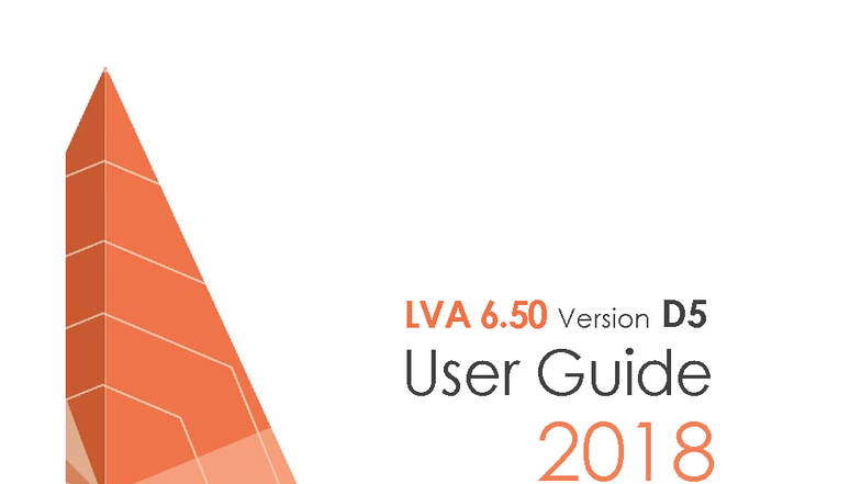 LVA 6.50 User Guide 2018: Comprehensive Manual for Criminology - Studocu