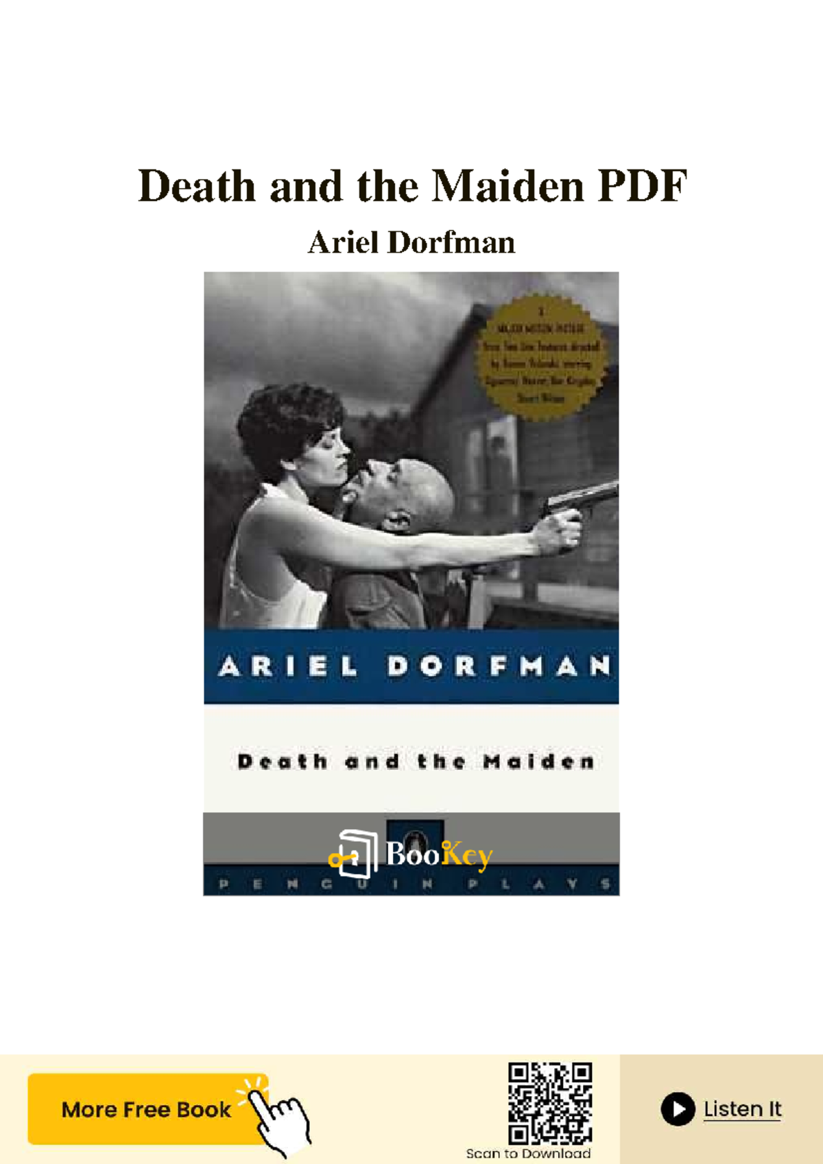 Death and the Maiden (Ariel Dorfman) - Exploring Justice and Trauma - Document Preview