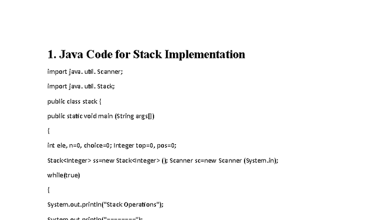 BDA LAB Programs (16): Java Code for Stack, Queue, and Linked List ...