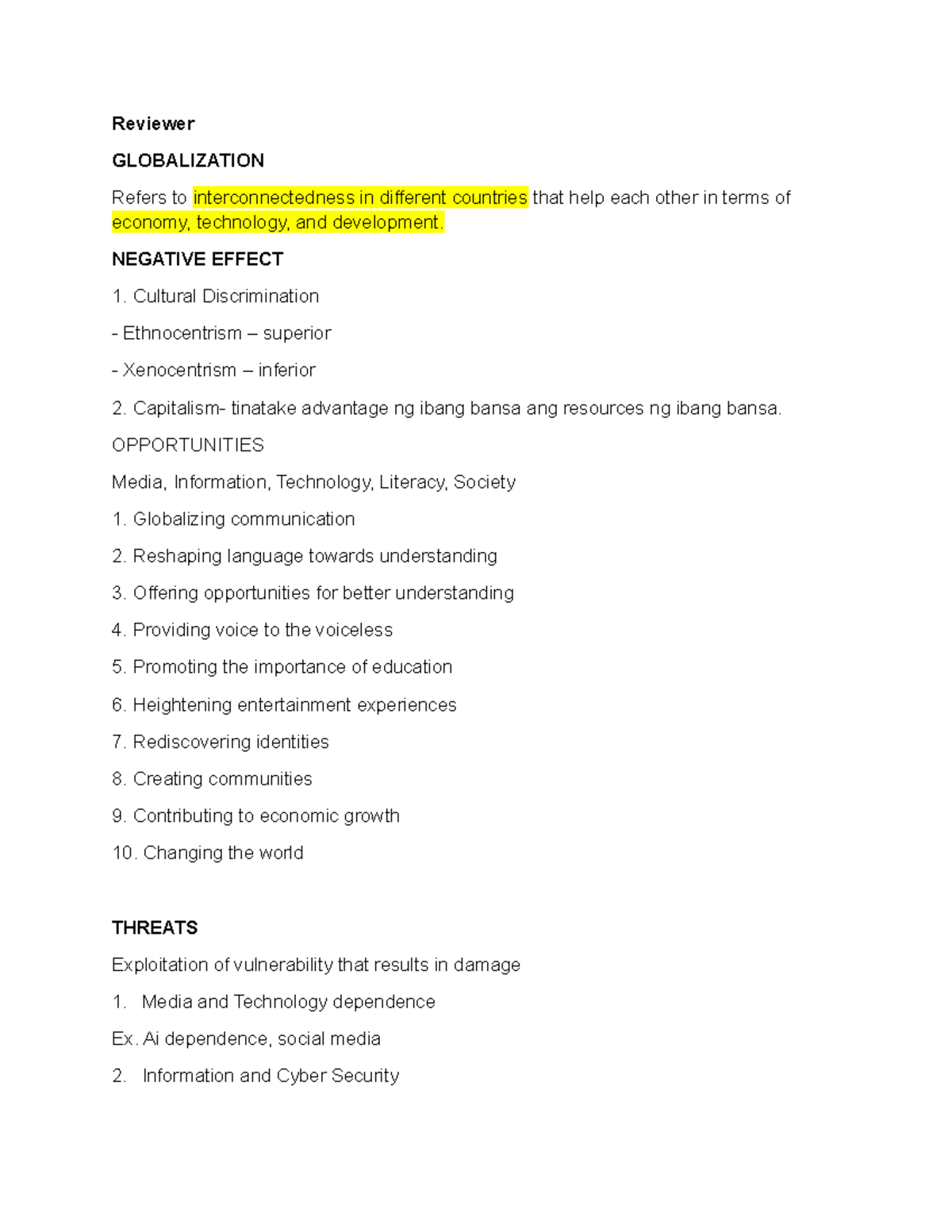 MILI2-1: Globalization Review - Impacts, Risks, and Digital Security ...