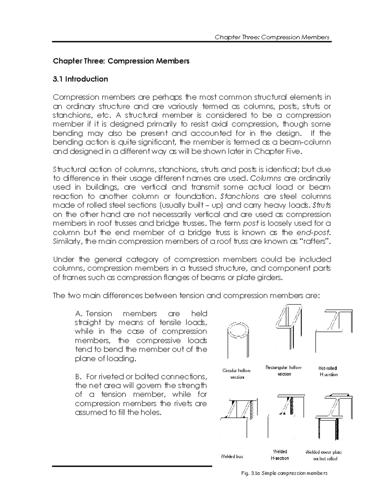 Chapter 4: Structural Columns - Design and Classification - Studocu