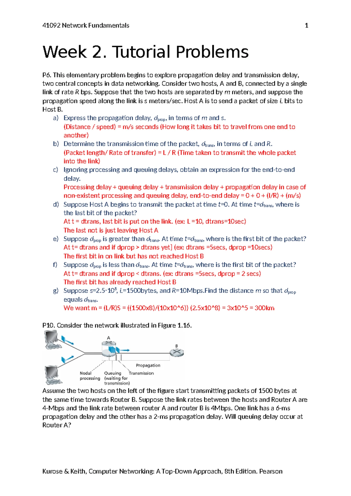 Lab Report on Network Fundamentals - Week 3 (CS 101) - Studocu