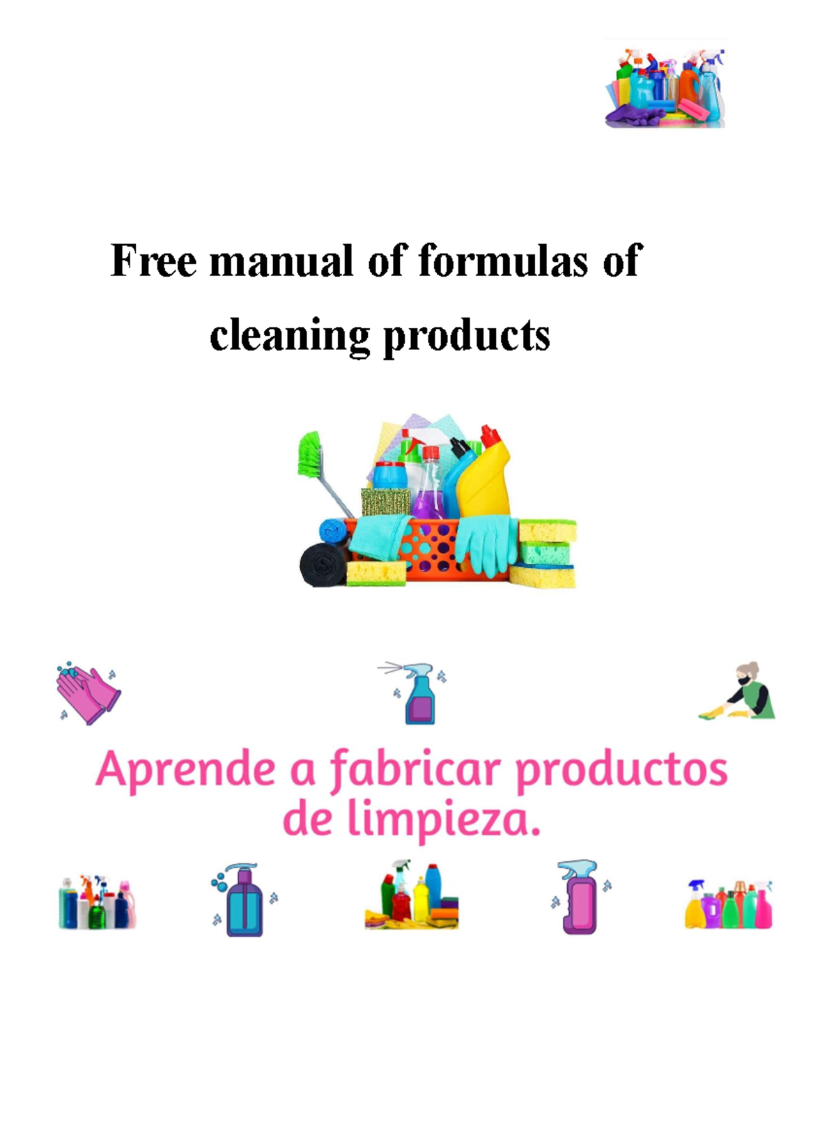 Free Cleaning Products Formula Guide: Theory & Classification - Studocu