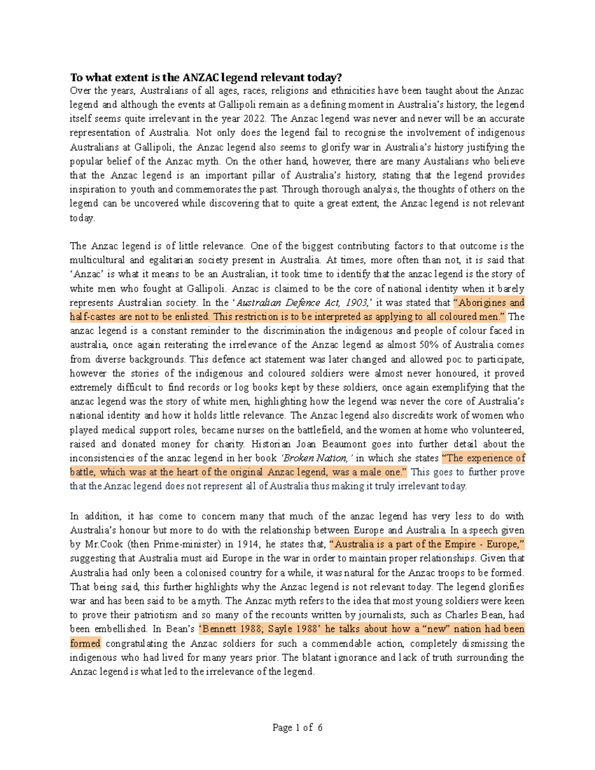 BCH101: Analyzing the Character and Impact of Benito Mussolini - Studocu