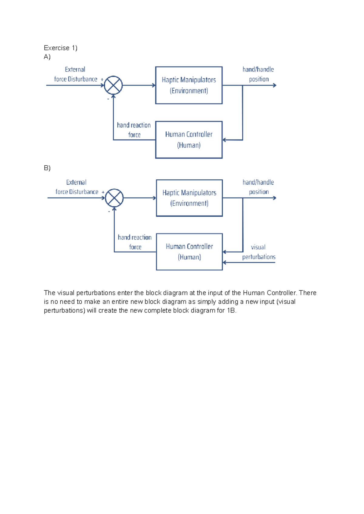 BM41040 Neuromechanics & Motor Control Assignment 4 Exercises Overview ...
