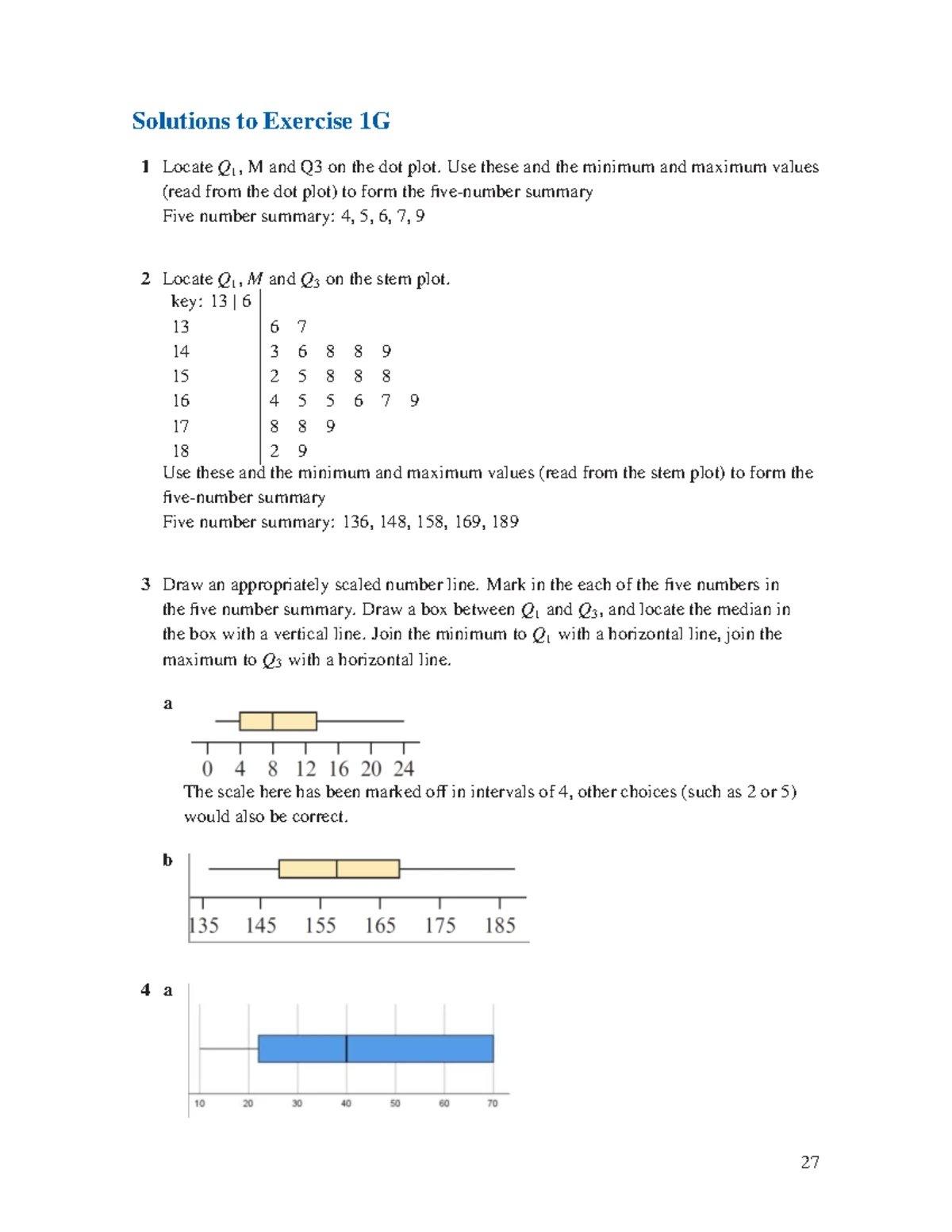 1H-Worked Solutions: Standard Deviation Analysis and Exercises - Studocu