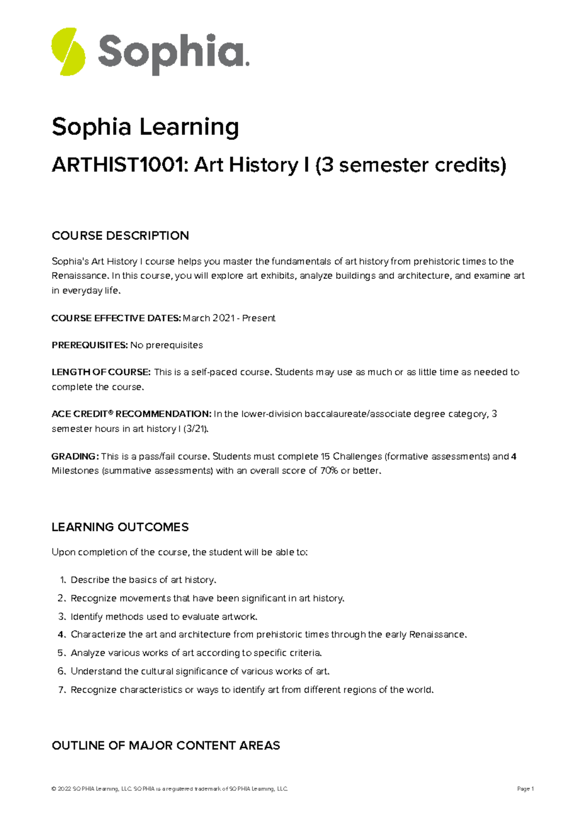 Art History I Syllabus: Explore from Prehistoric to Renaissance ...