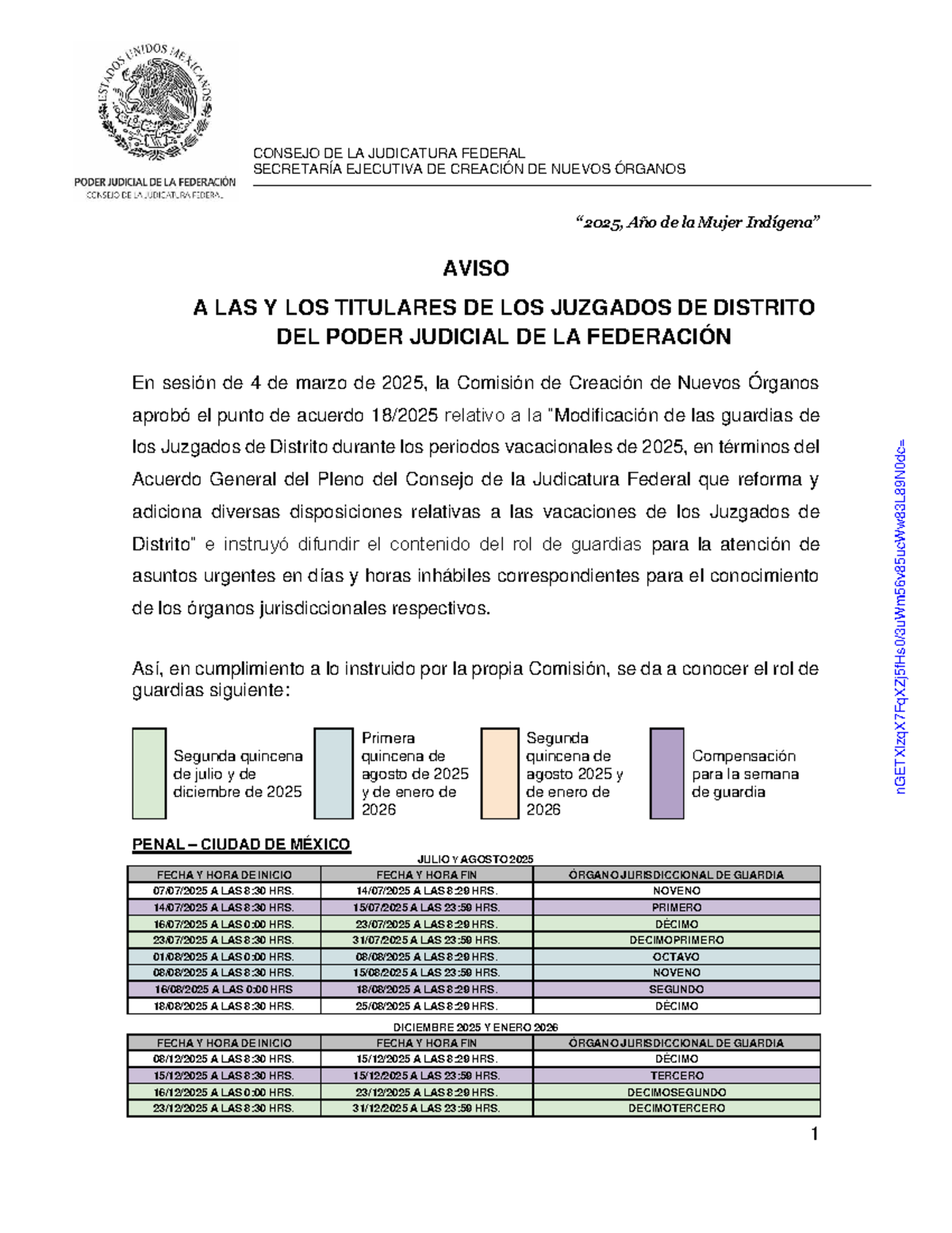 Guardias De Juzgados De Distrito Vacaciones 2025 2026 Studocu Thumb 1200 1553 