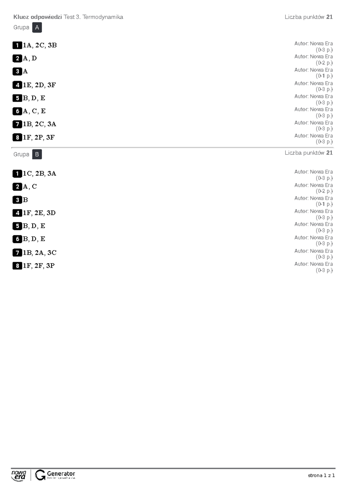 Fizyka Nowa Era Sprawdzian Termodynamika www.studocu.com
