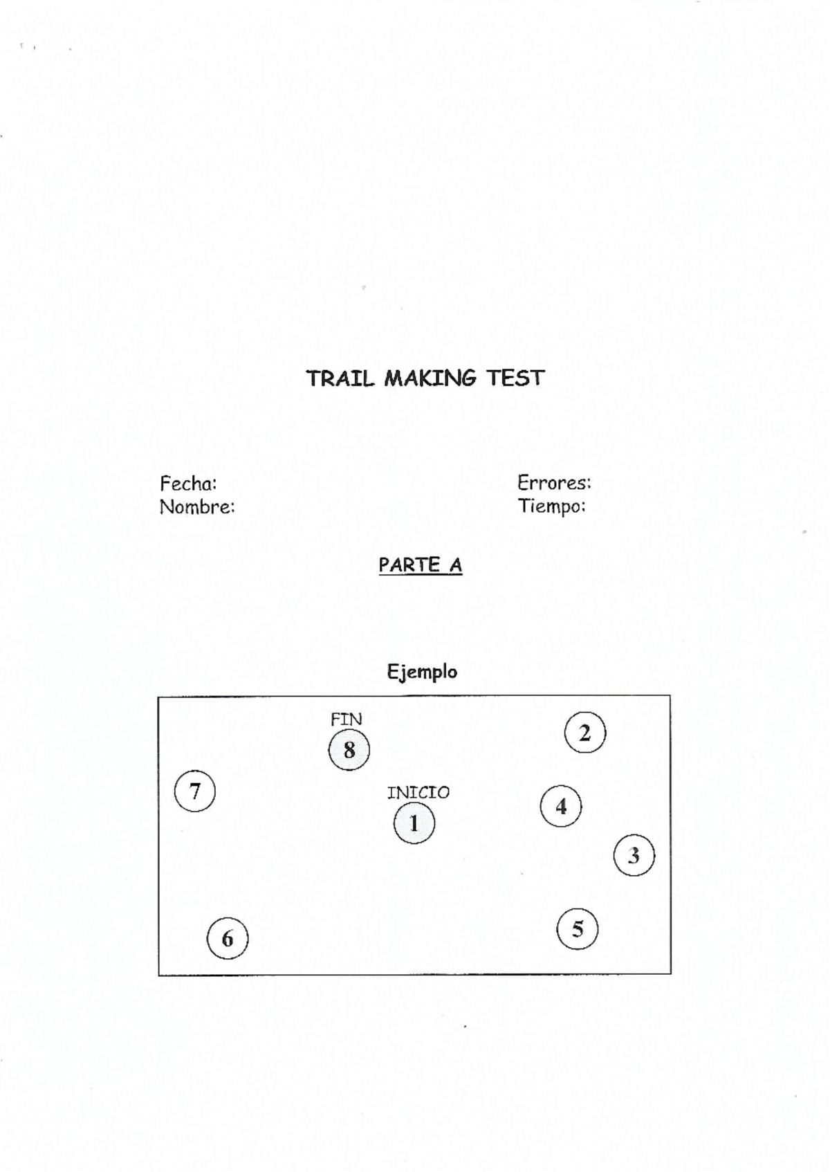 2 Trail Making Test Protocol Guidelines and Procedures - Studocu