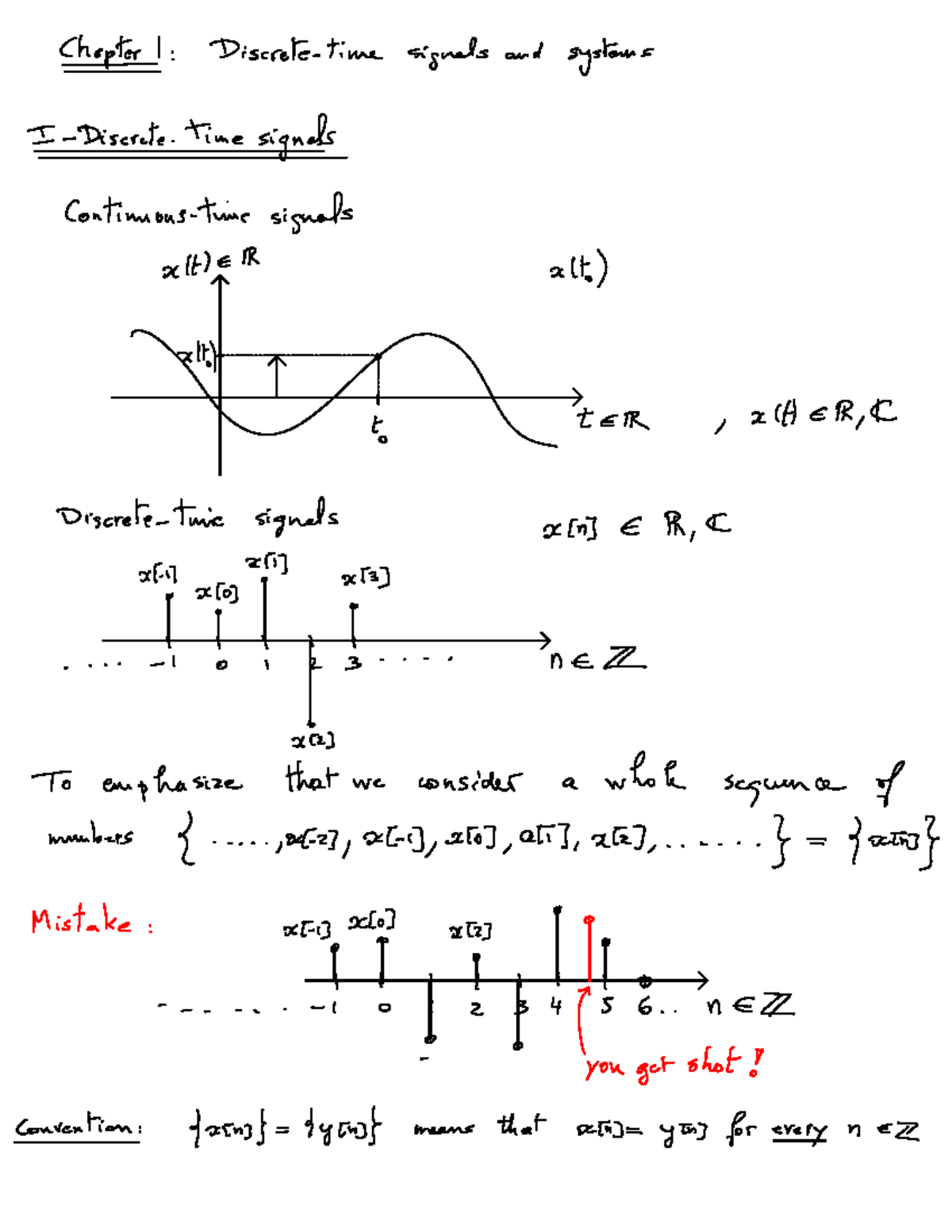 Chapter 1: Signals and Systems - Time Signals (Lect1, Spring 2026 ...