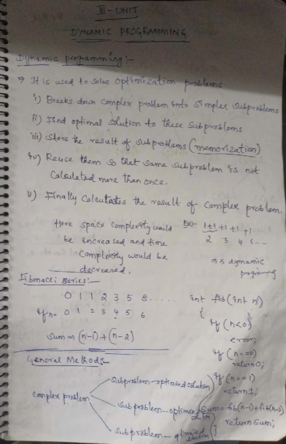DAA Unit-1 Notes: Design and Analysis of Algorithms for B.Tech CSE IV ...