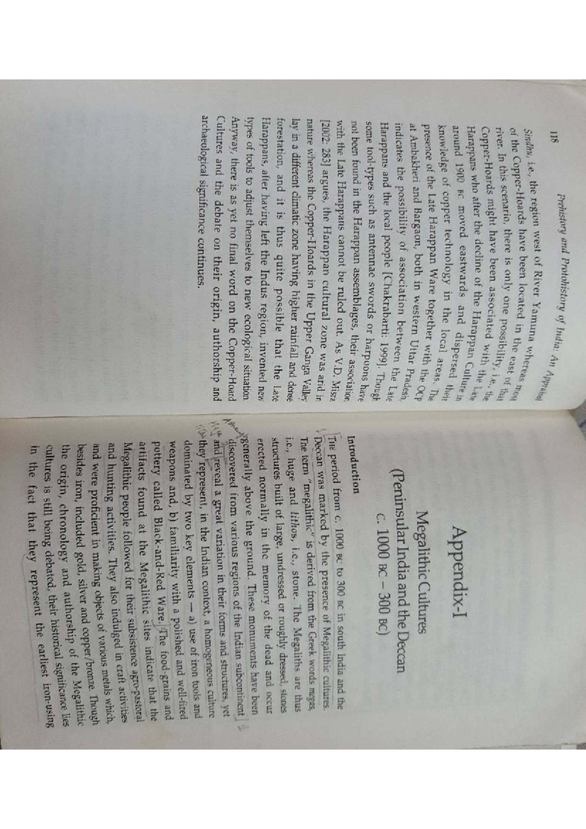 118 Prehistory and Protohistory of India: An Appraisal of Megalithic ...