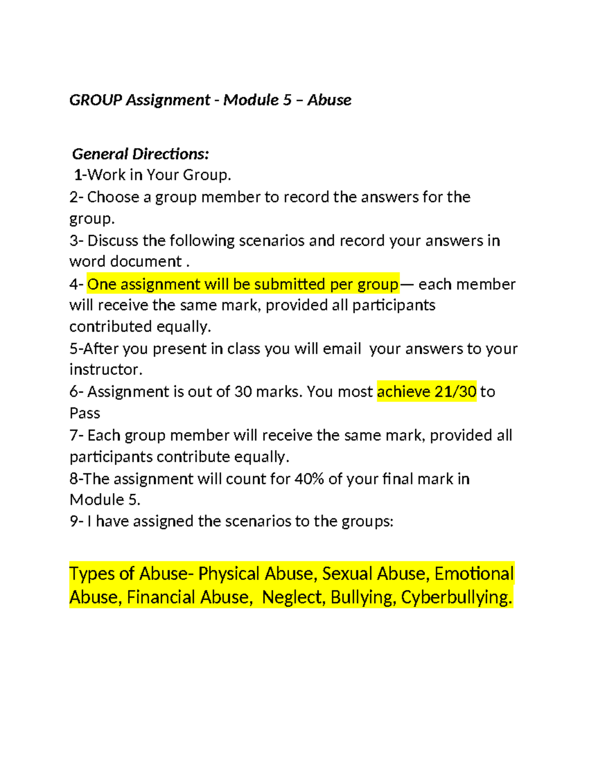 Module 5 Group Assignment-Students.docx Group 2.docx Final - GROUP ...