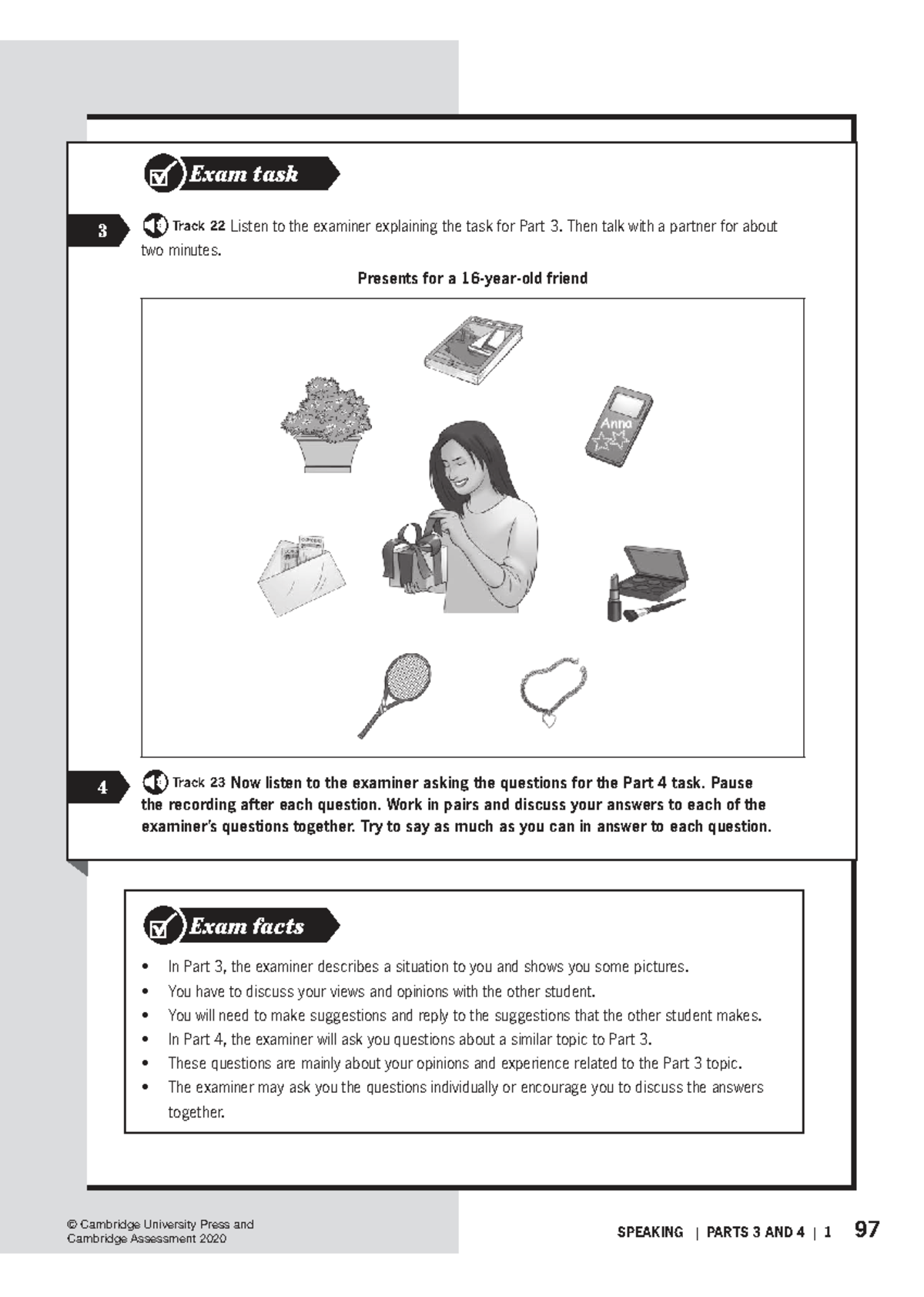 EB.T1-2 - Speaking 2 - Exam Task 3 & 4 Instructions and Tips - Studocu