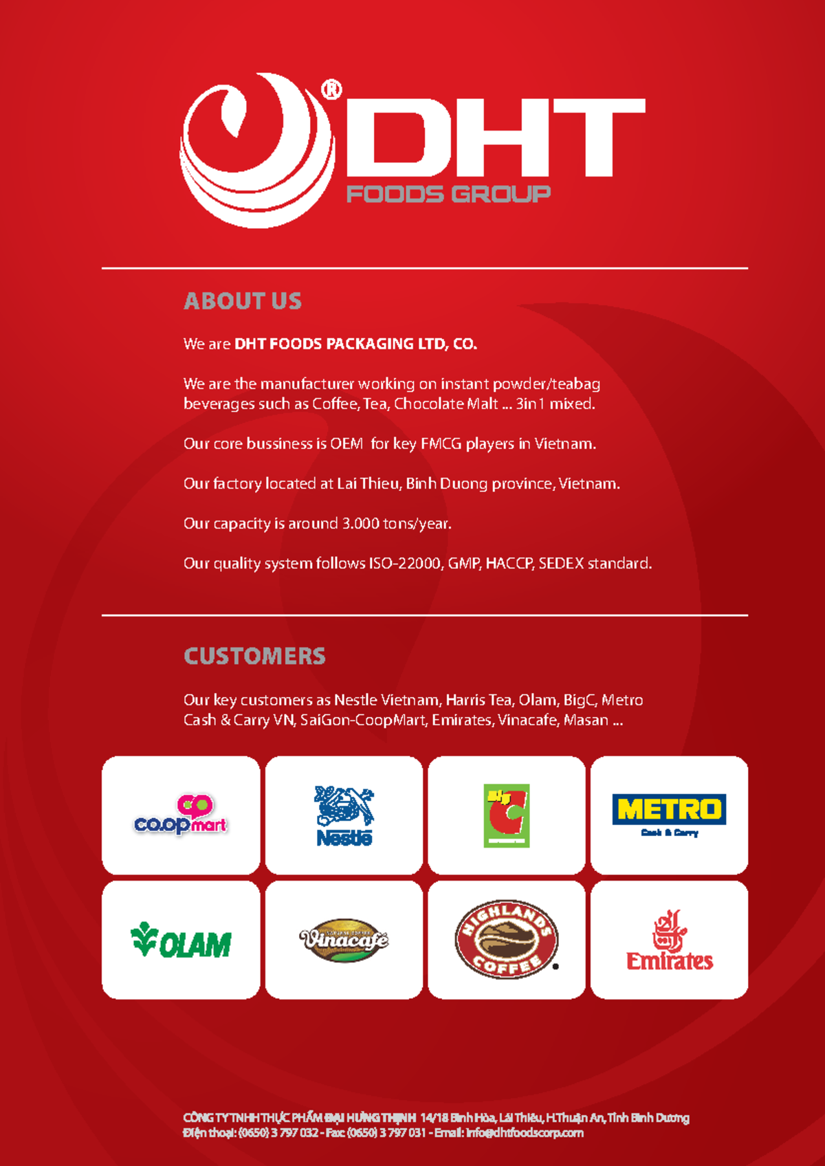 DHT-Profile-090420 - bY gIANG vIE - We are DHT FOODS PACKAGING LTD, CO ...
