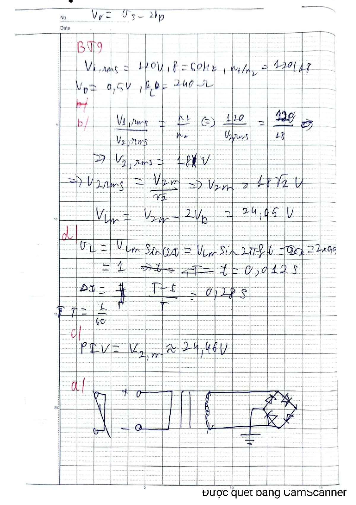 Electrical Engineering Lecture Notes: Voltage and Frequency Analysis ...