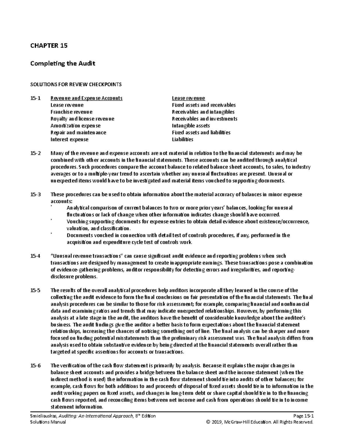 Audit 2 - MT questions - Chapter – 4 1- Write short notes on A ...