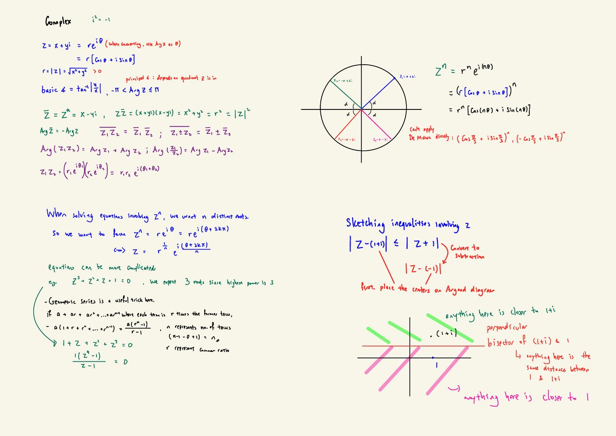 Math 1 All Topics - Comprehensive Summary and Key Concepts - Studocu