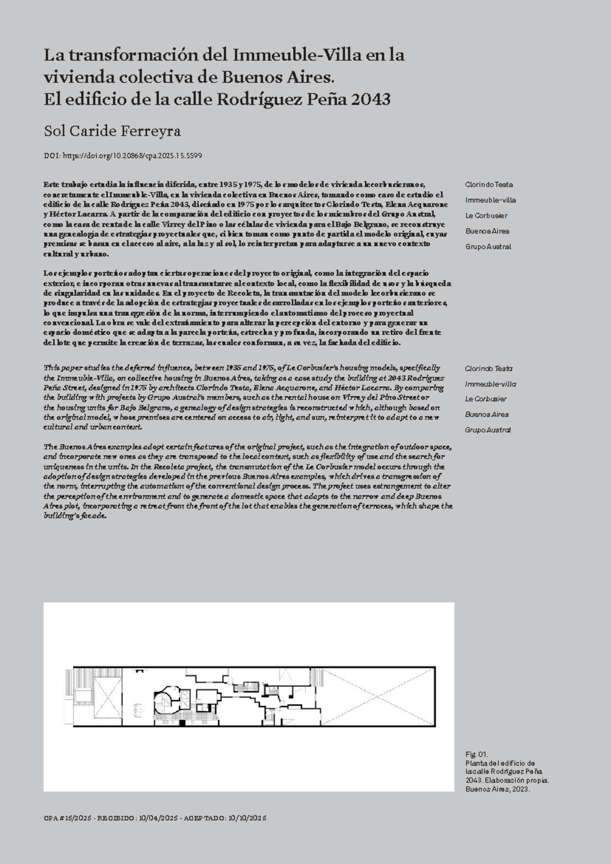 La Transformación del Modelo Le Corbusier en la Vivienda Colectiva de ...