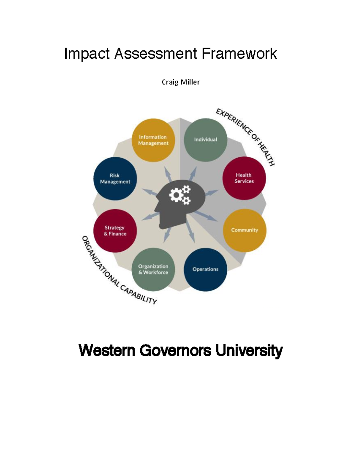 Impact Assessment Framework for Healthcare Decisions - MHA 2 - Studocu