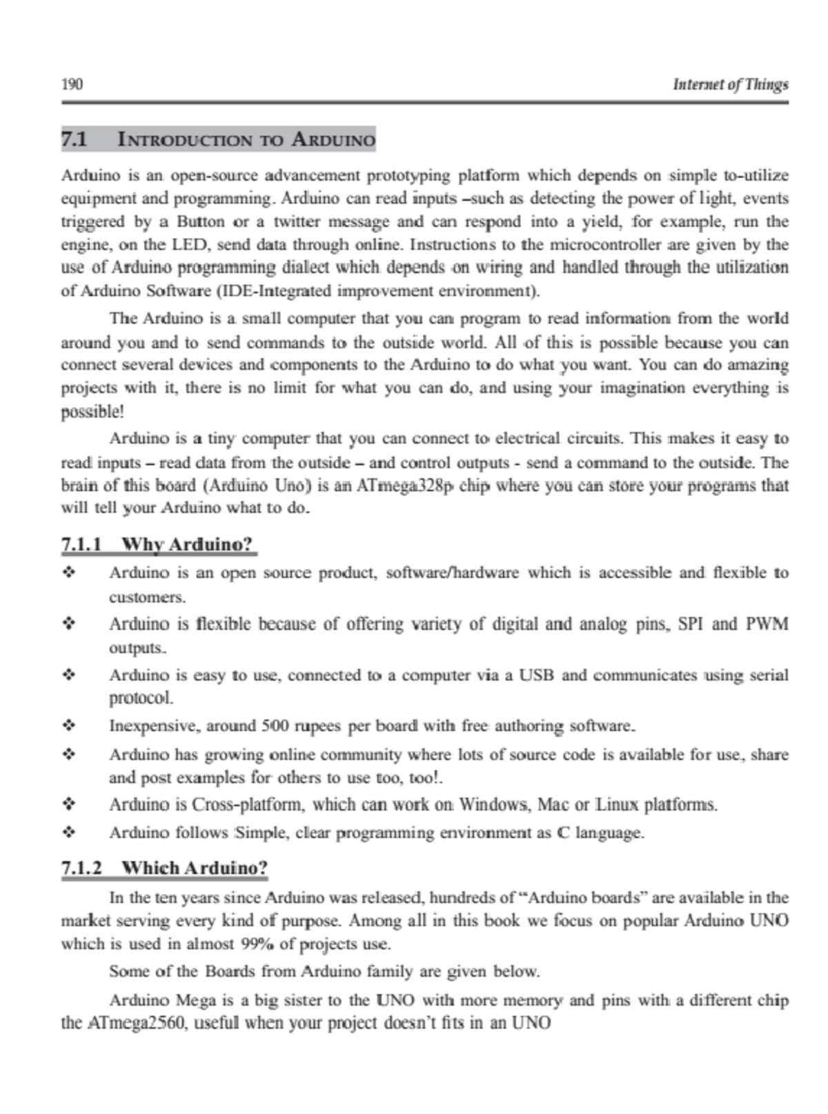 Io T-2 - IOT NOTES FOR SECOND UNIT - 190 Internet of Things 7 ...