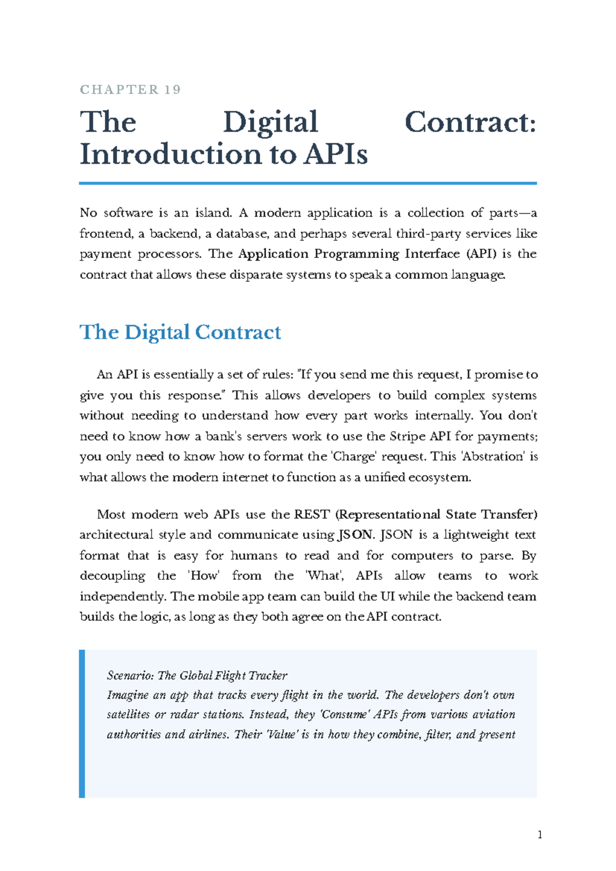 CHAPTER 19: Understanding APIs and Their Role in Modern Apps - Studocu