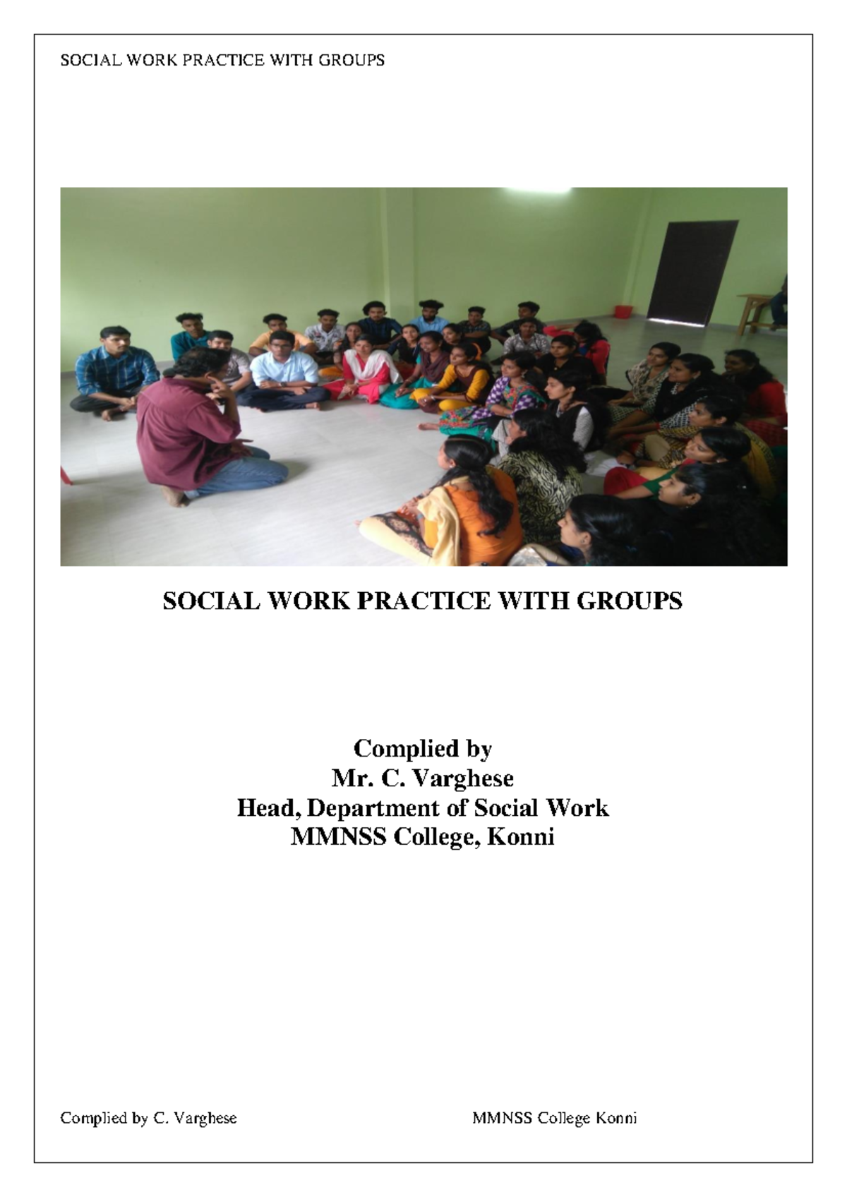 SOCIAL WORK PRACTICE WITH GROUPS SW010204: Comprehensive Study Notes ...