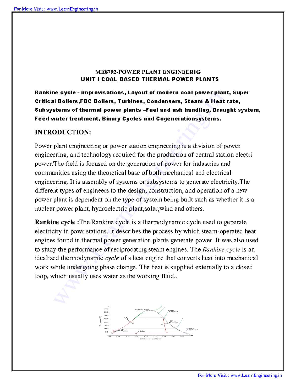 ME8792 Power Plant Engineering 03- By Learn Engineering - ME8792-POWER ...