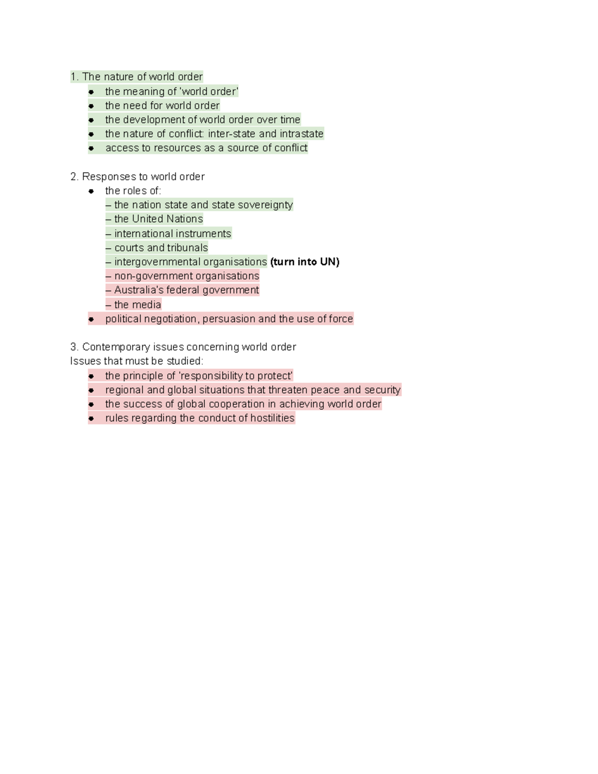 World order completed sections - The nature of world order the meaning ...
