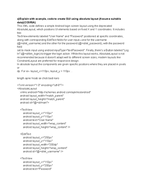 MAD QB - Summary of Android Ecosystem Components and Features - Studocu