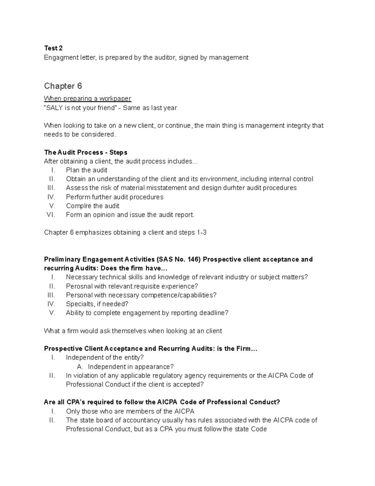 Internal Control & Fraud Risk Assessment: AUC-240 Midterm Notes - Studocu