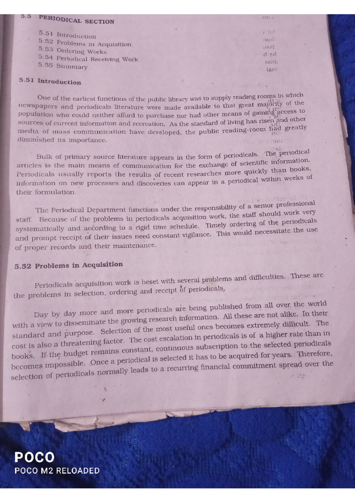 Periodical Section IN Libraries - library and information science - Studocu