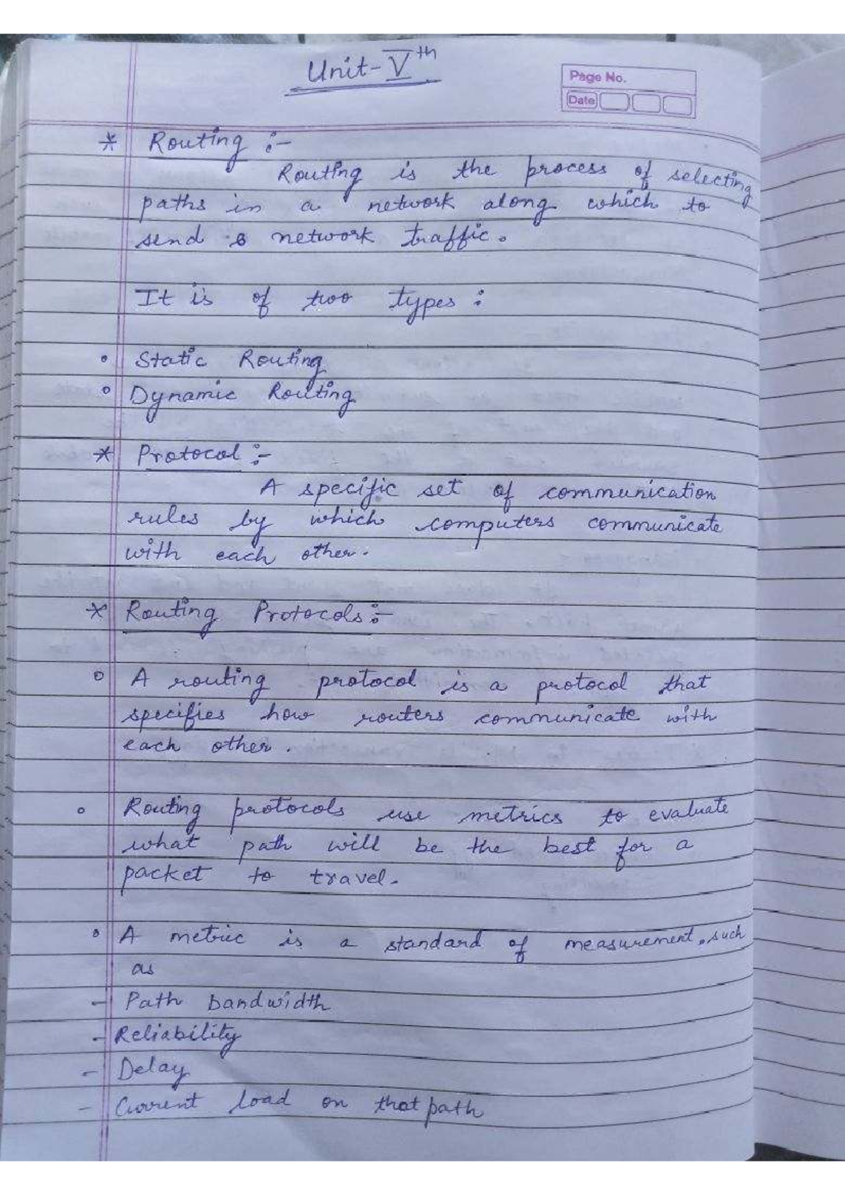 MC Unit 5 - Lecture Notes on Mobile Computing Routing Protocols - Studocu