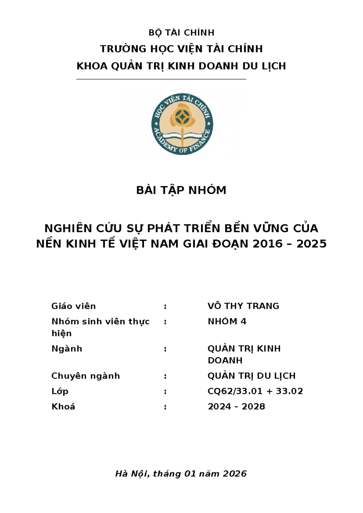 KTPT - Nghiên Cứu Phát Triển Bền Vững Kinh Tế Việt Nam Giai Đoạn 2016 ...