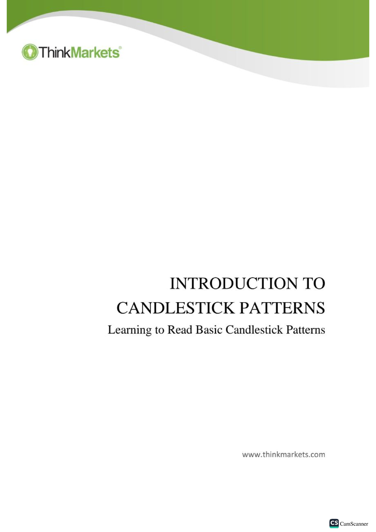 CS CANDLESTICKS TECHNICAL ANALYSIS: A Guide to Candlestick Patterns ...