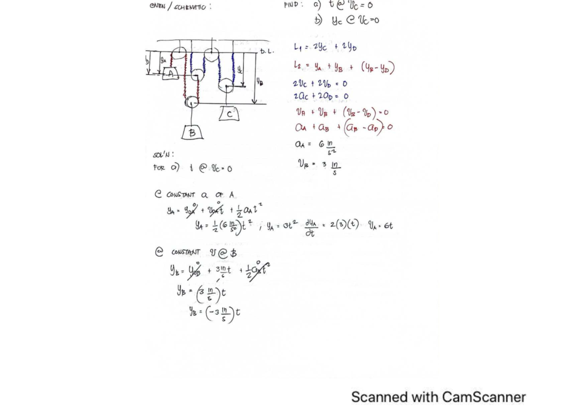 Quiz 1 Set C - Dynamics Review & Practice Material - Studocu