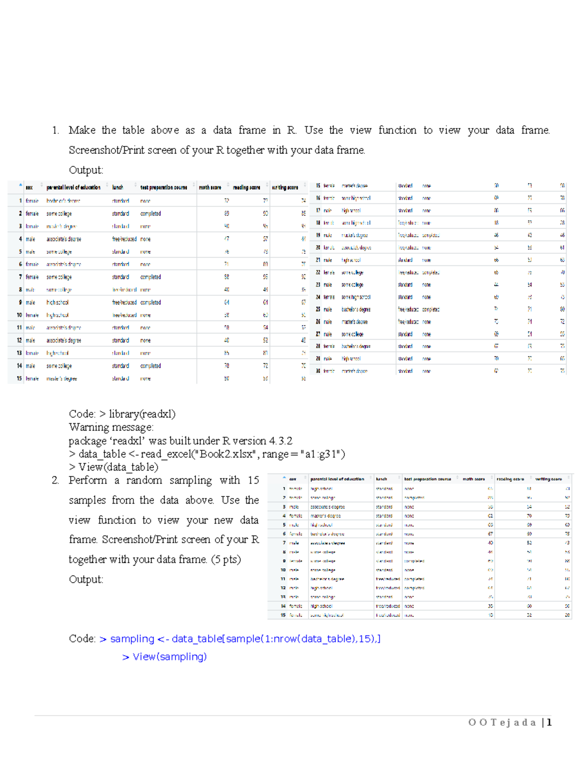 Statistical Analysis and Data Interpretation in R (STAT 101) - Studocu