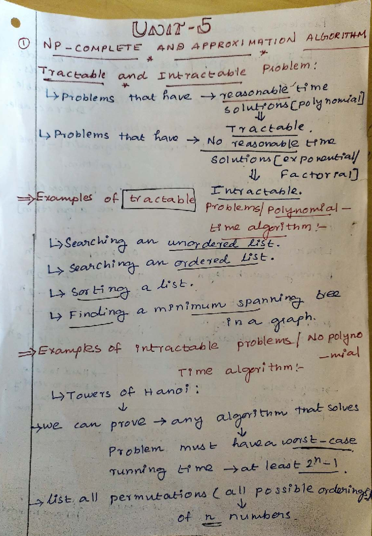 5th unit ALGO merged - Very useful - UNAT 5 I Np COMPLETE AND ...