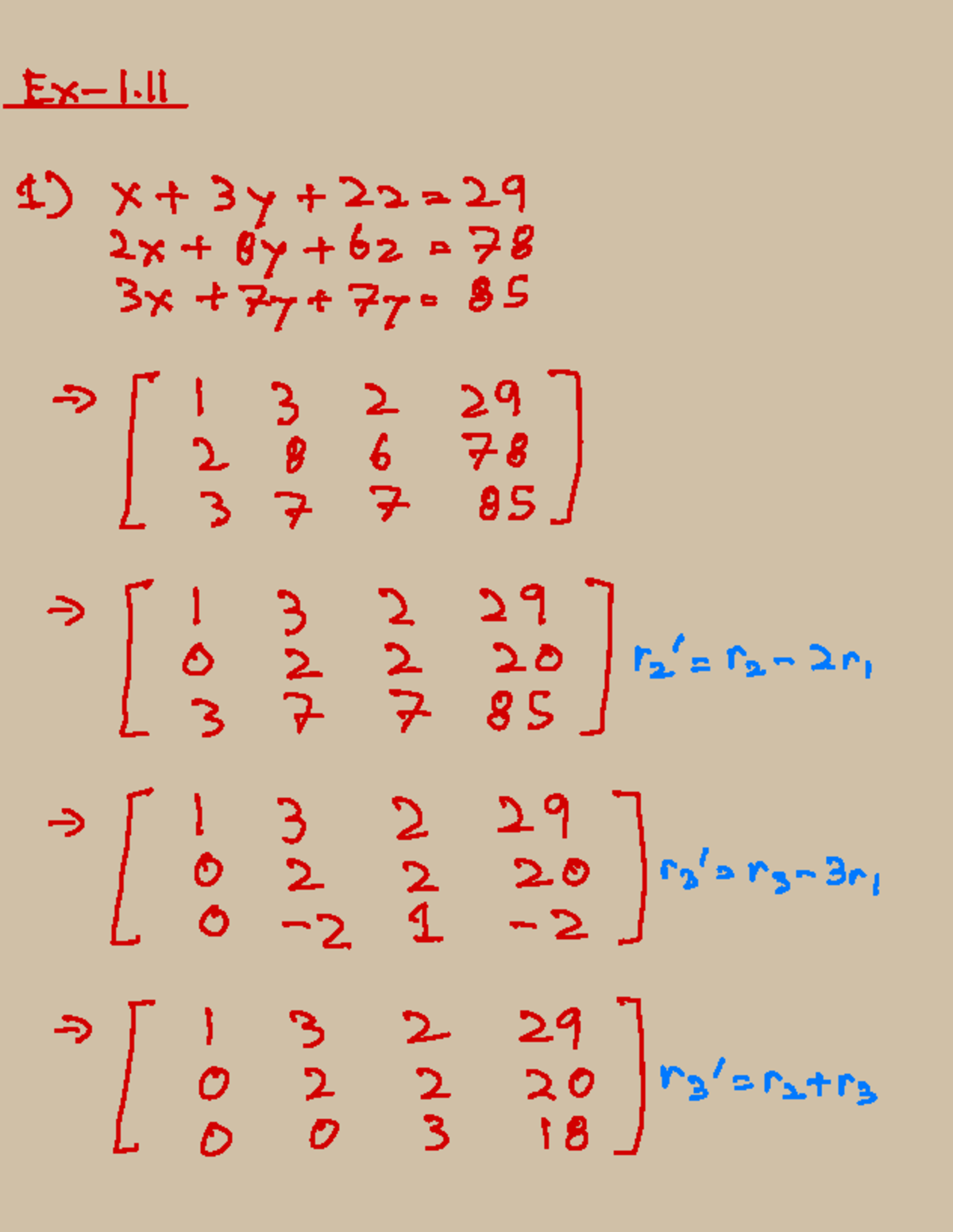 Ex-1 Maths Solutions and Explanations - Studocu