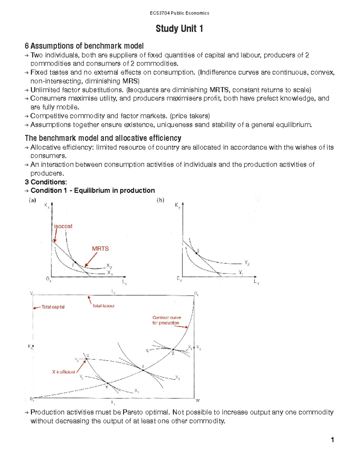 Public Economics Notes: Key Concepts and Insights (ECO 101) - Studocu