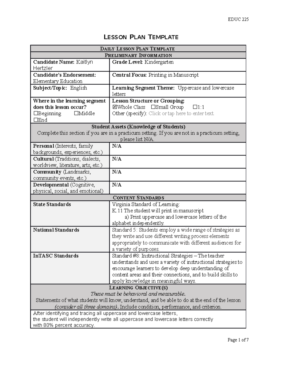 thumbnail image 2 of Manuscrpt Wrtng K5 Currculum/Lesson Plan - ??️ The Retal Market N... 2 of 14